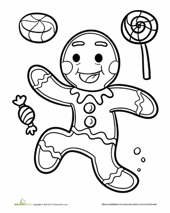 candyland clipart black and white