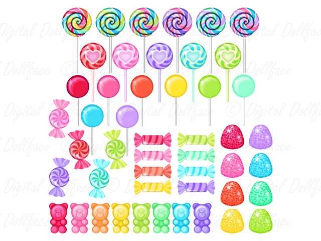 Rainbow candy lollipop images. Candyland clipart clip art
