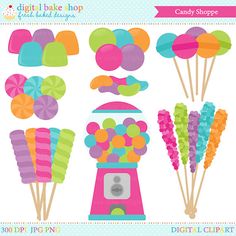 Candyshop maryfran png shopping. Candyland clipart cute
