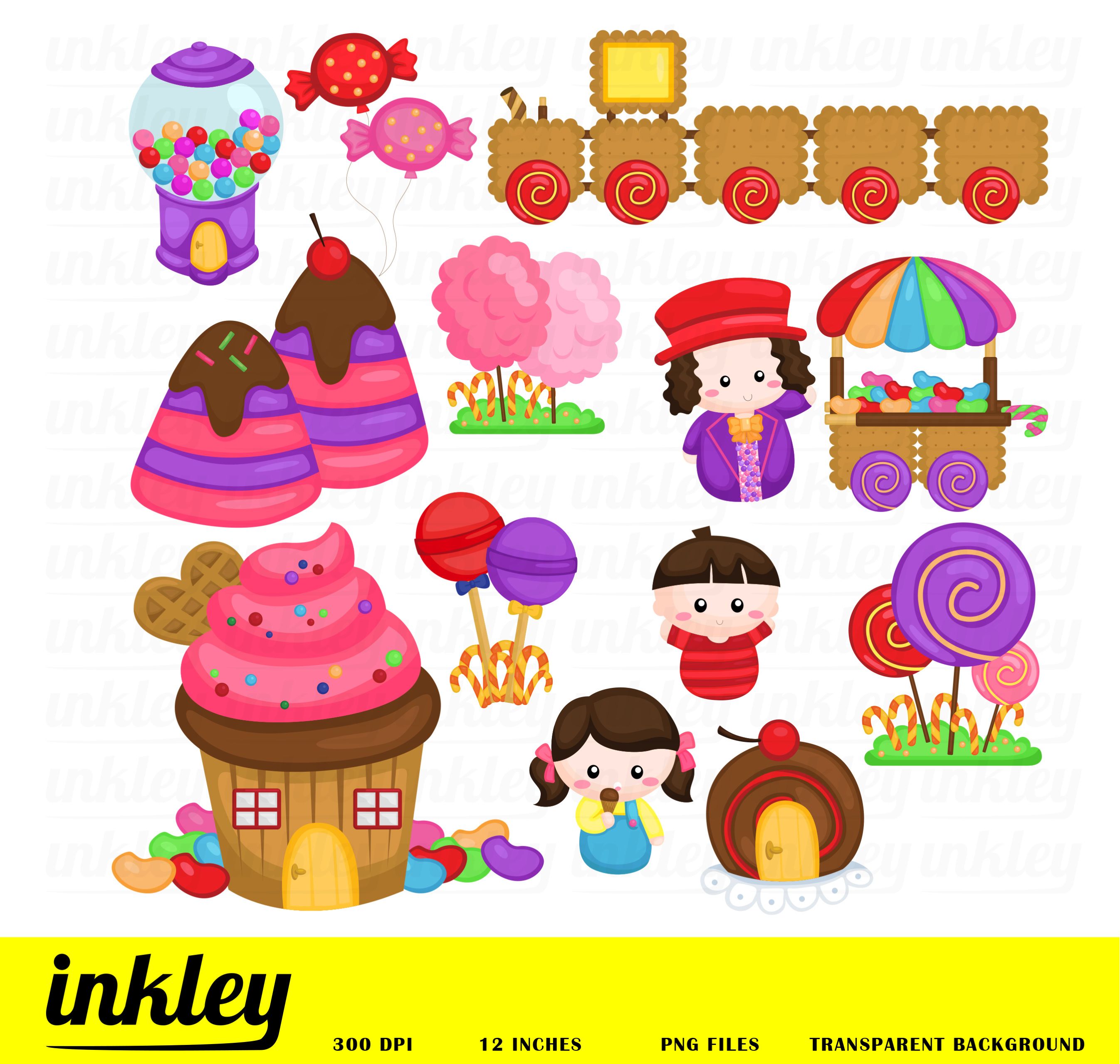 Candyland clipart cute. Ready to use fantasy
