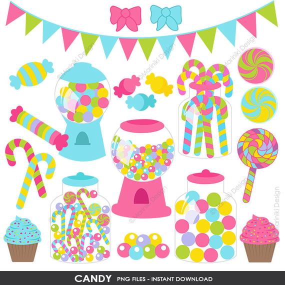 Candy shop sweet candies. Candyland clipart cute