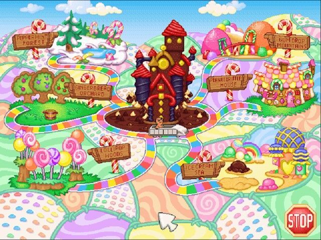 candyland clipart forest