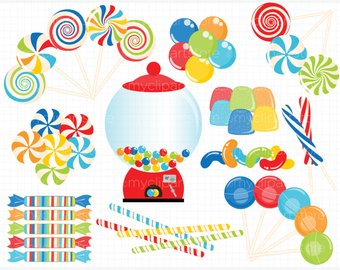 candyland clipart forest
