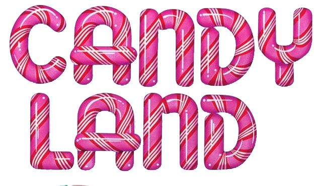Candyland clipart logo. Candy land fun games
