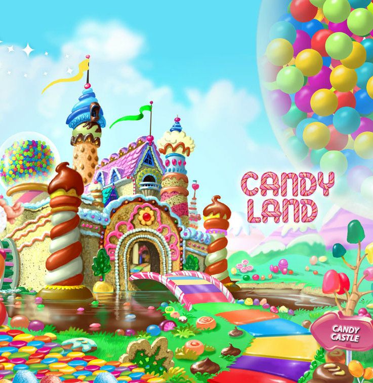 Candy land image photo. Candyland clipart pathway
