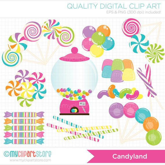  best candy cupcakes. Candyland clipart theme
