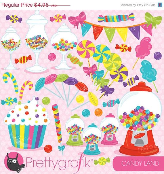 Candyland clipart trail.  best candy images