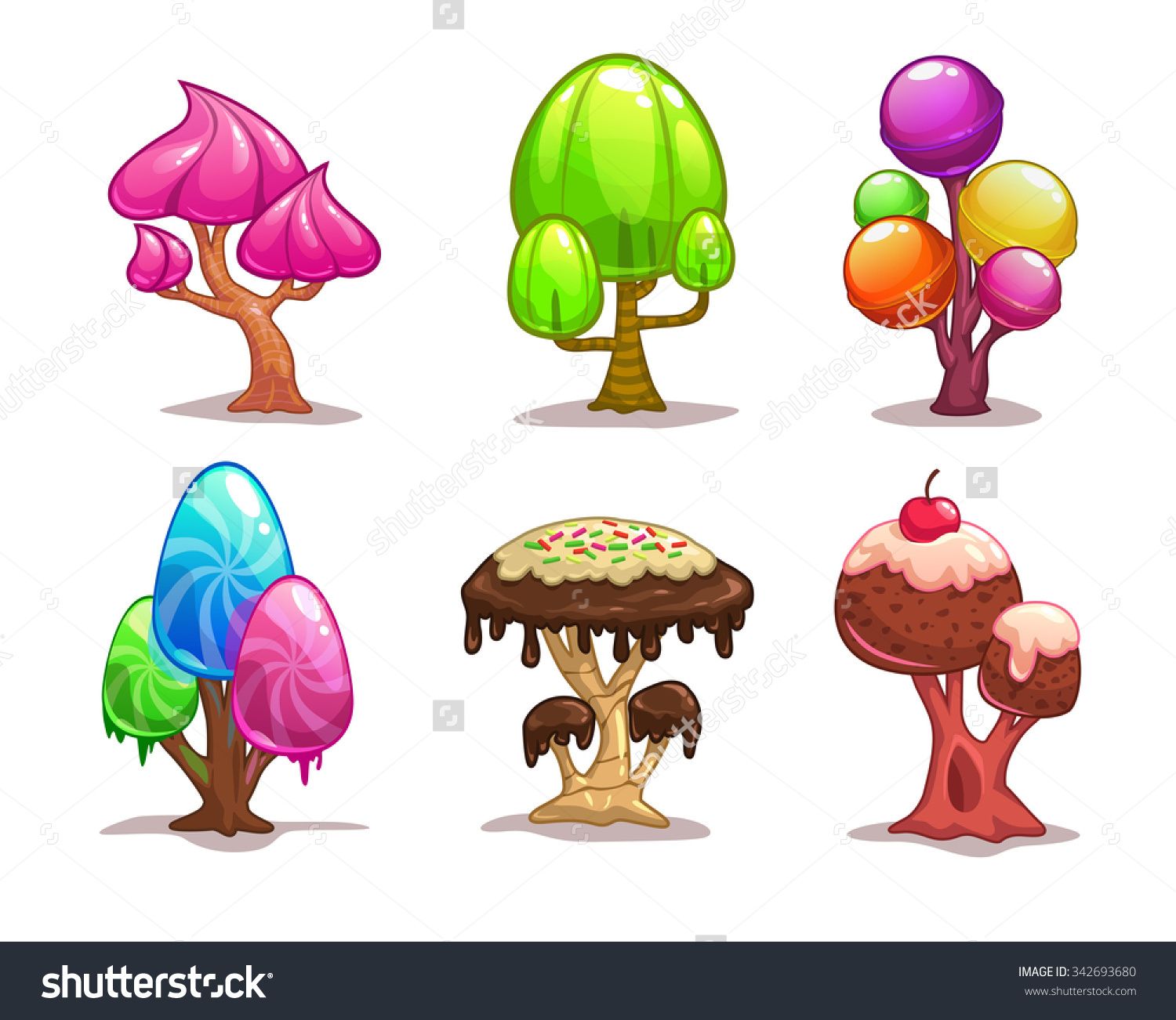 clipart candy tree