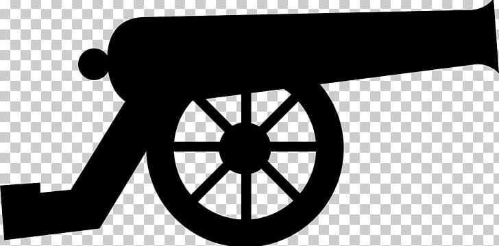 cannon clipart black and white