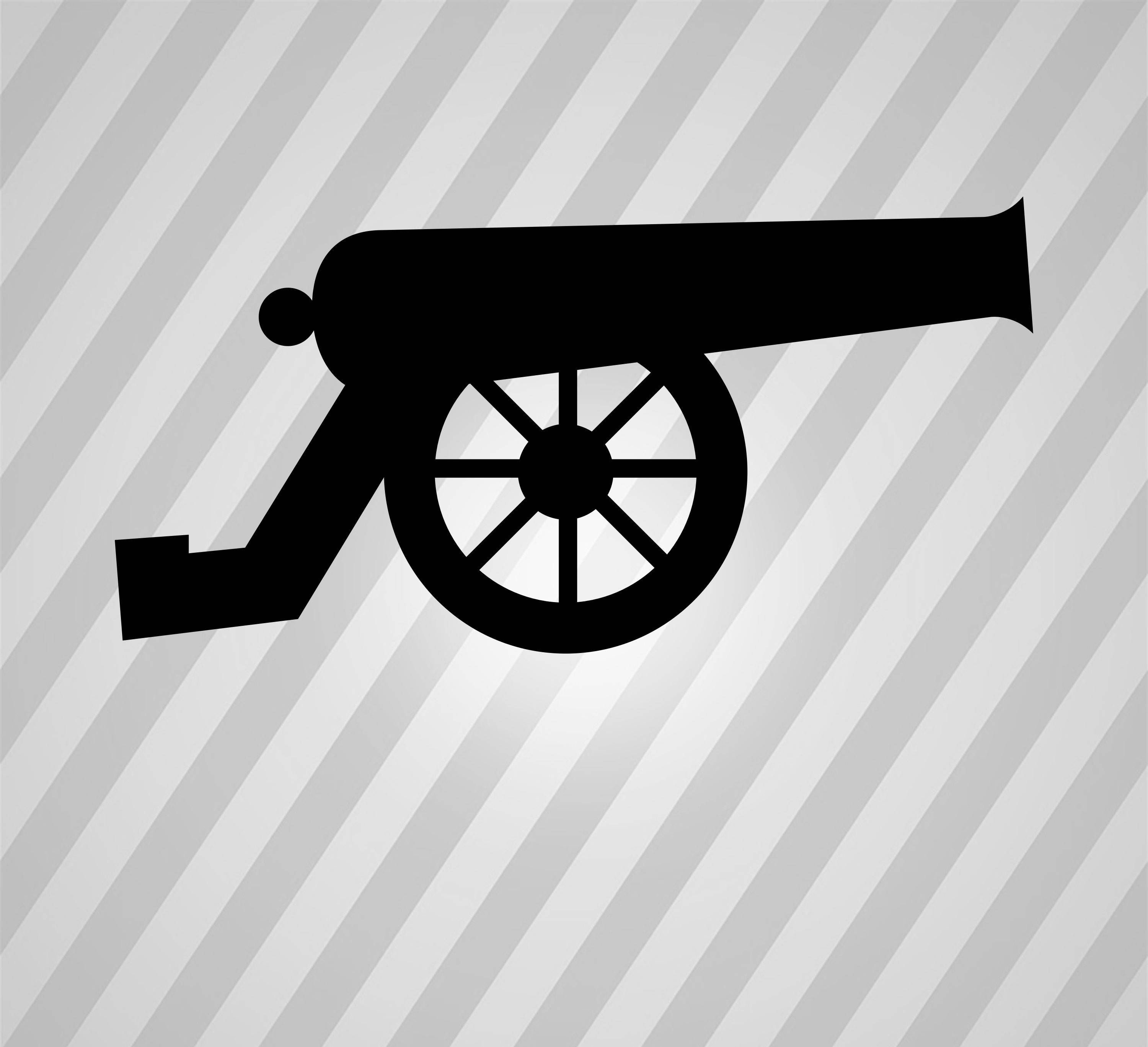 cannon clipart silhouette