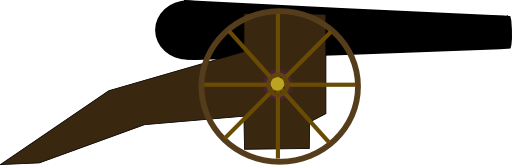 cannon clipart simple