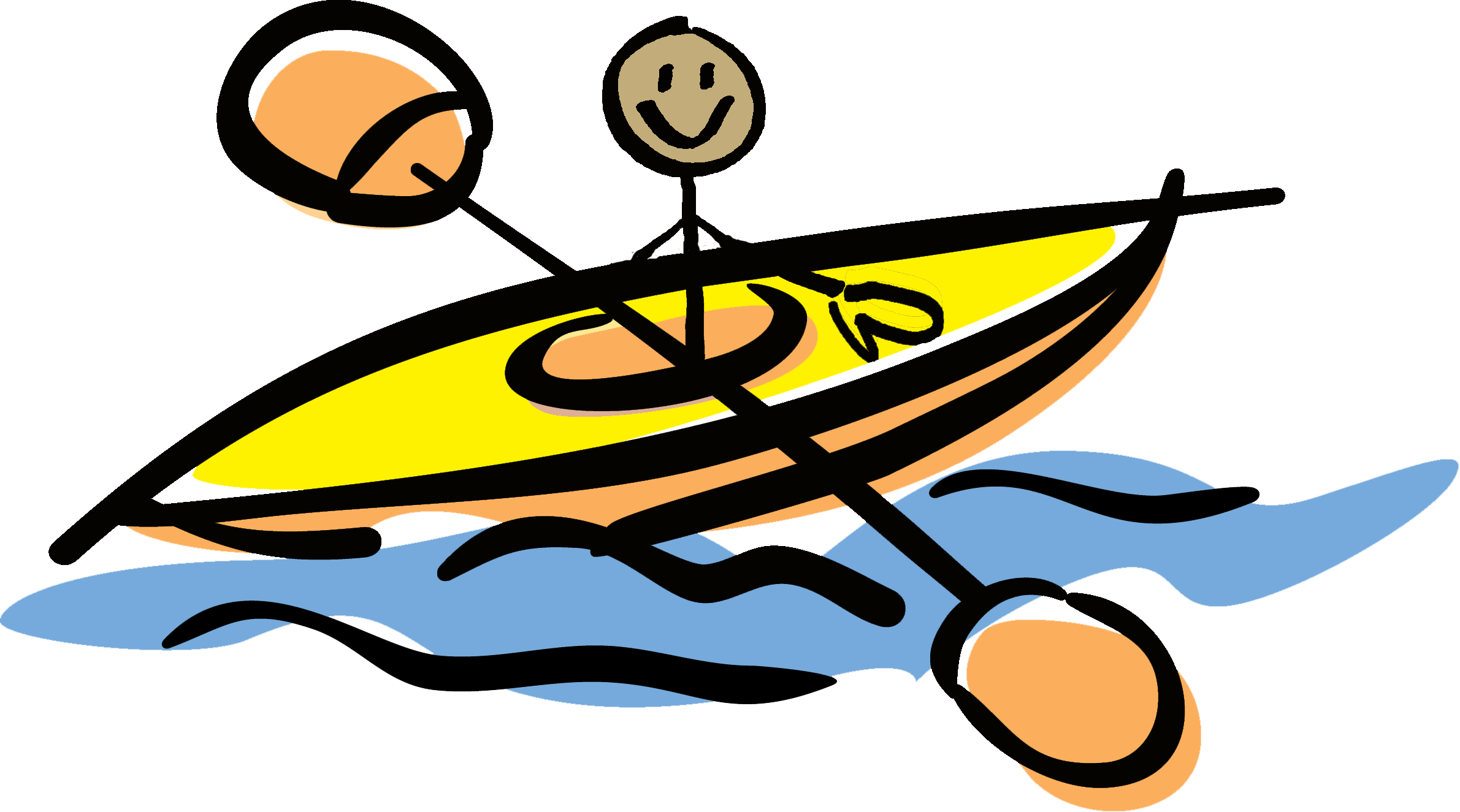 Clip art kayak openclipart. Kayaking clipart artwork