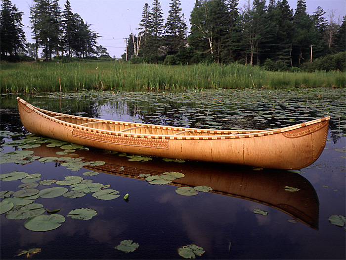 canoe clipart birch bark canoe