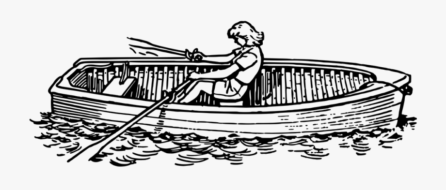 kayaking clipart boat oar