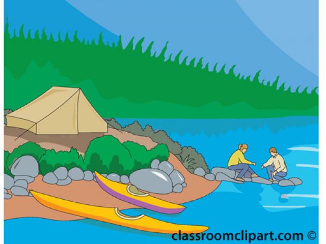 canoe clipart camp canoe