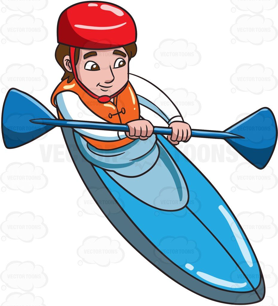 kayaking clipart canoe race