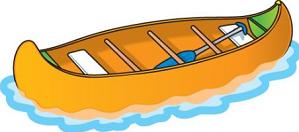 canoe clipart cartoon