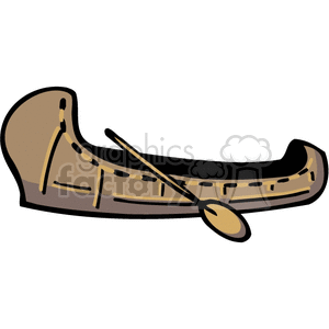 canoe clipart cartoon