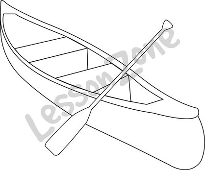 canoe clipart draw