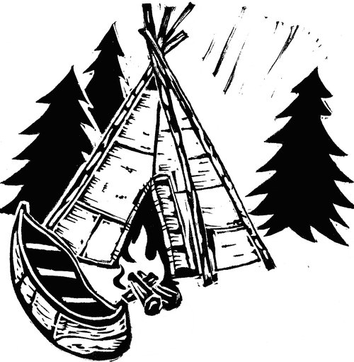 canoe clipart first nations