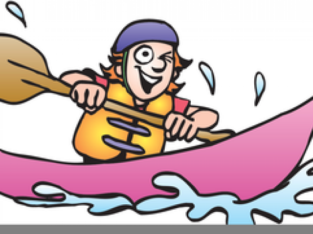 canoe clipart kid