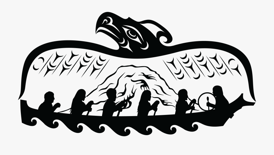 canoe clipart tribal