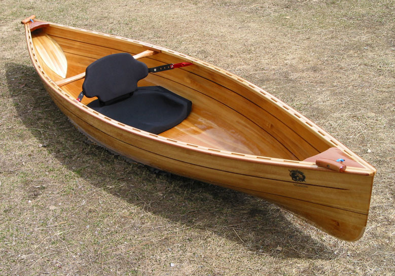 Wee robbie wood strip. Canoe clipart wooden canoe