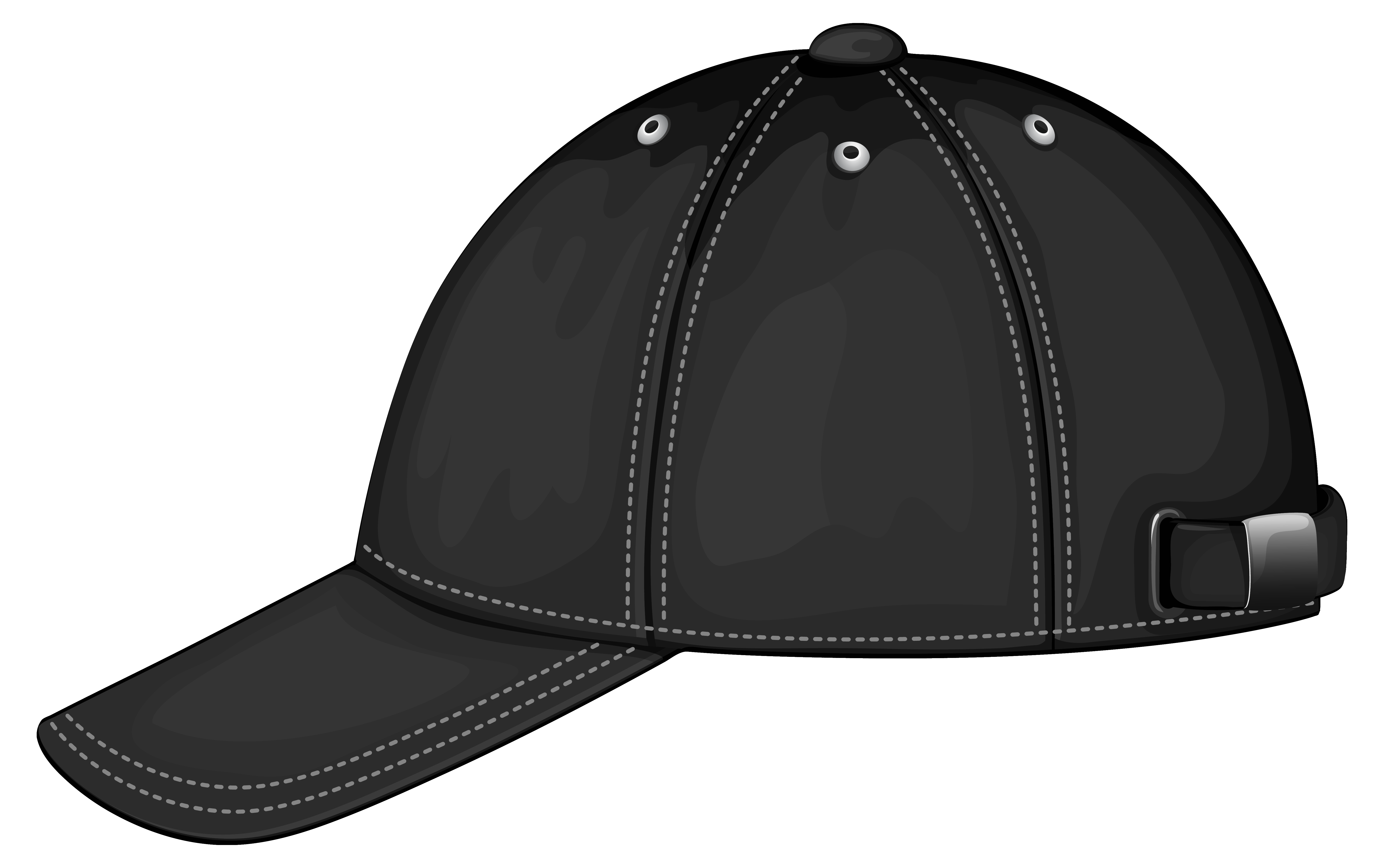 Black baseball png image. Cap clipart ball cap