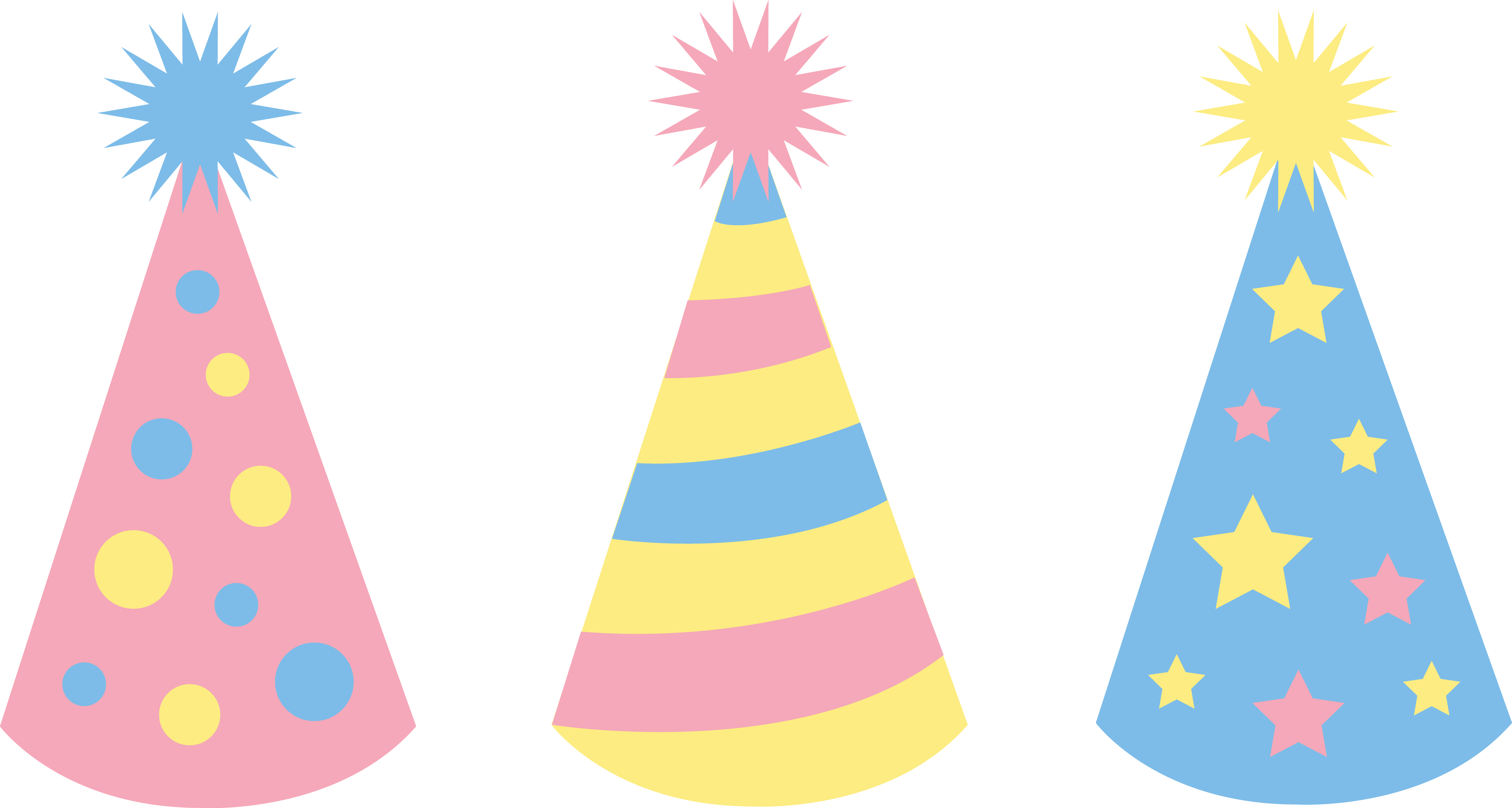 Birthday hat transparent png. Celebration clipart cute