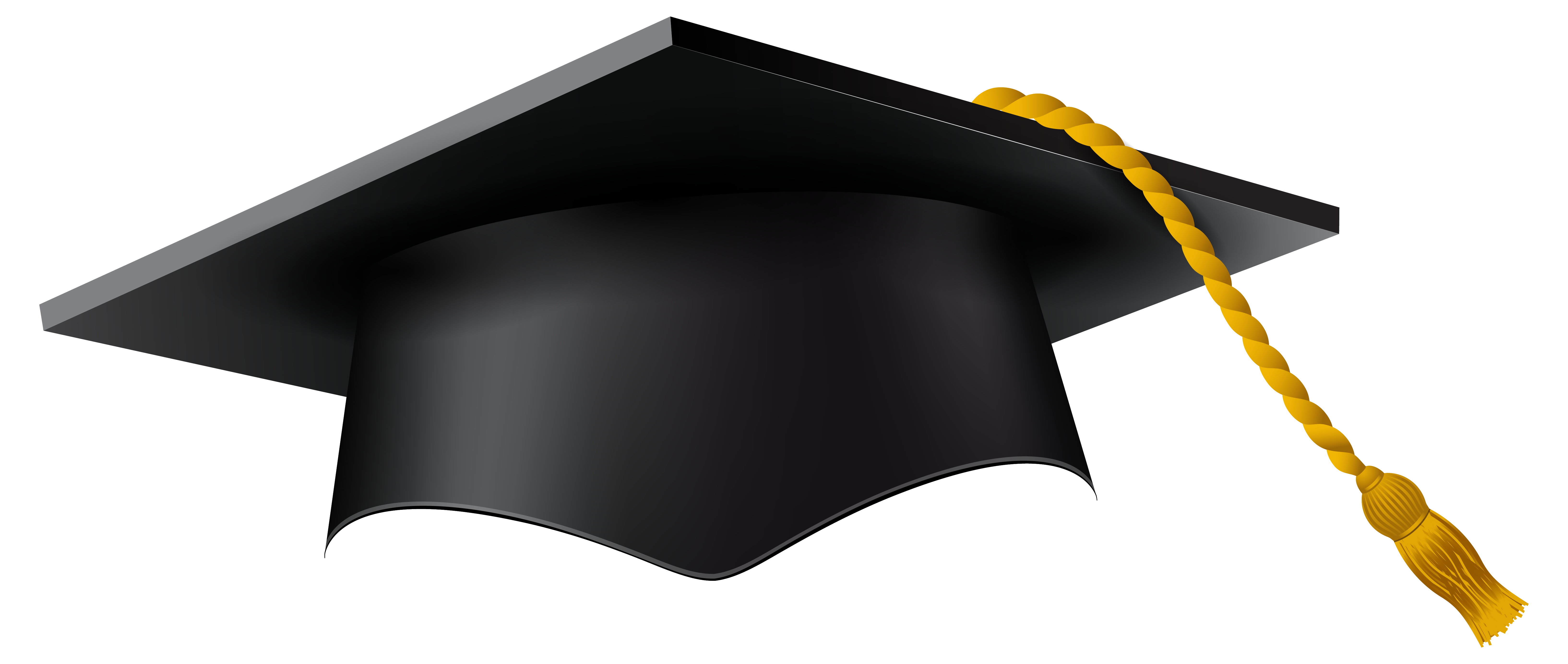 Graduation cap png image. Diploma clipart transparent background