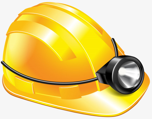 Yellow hat engineering helmet. Cap clipart construction