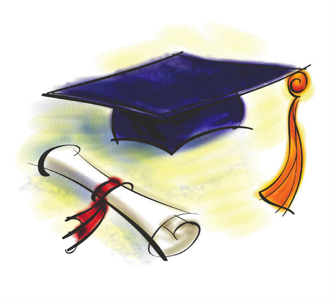 clipart hat diploma