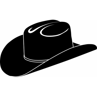 Cowboy hat clip art. Cap clipart vector
