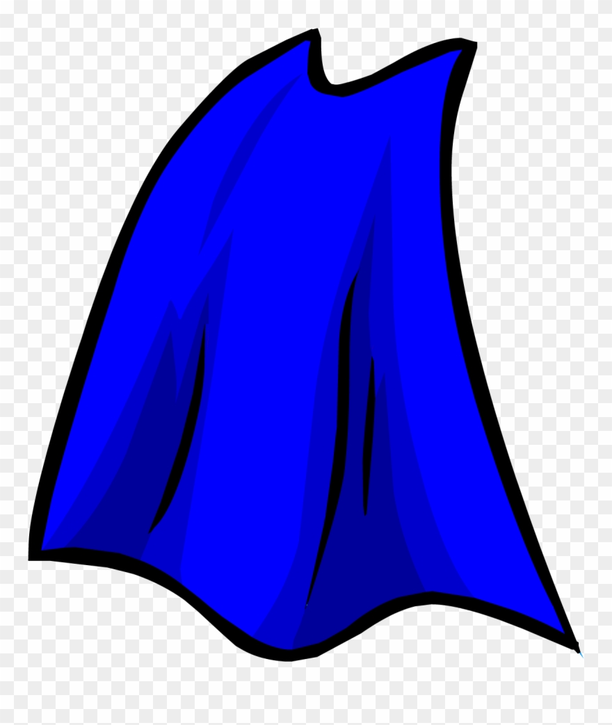 cape clipart blue