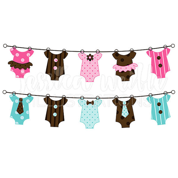 String of baby cute. Cape clipart clothes