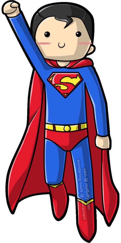 toddler clipart superman