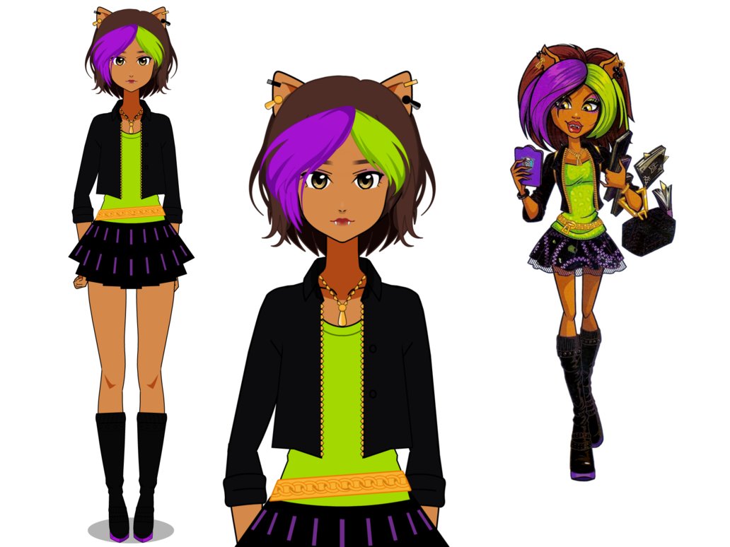 Clawdeen wolf cosplay by. Cape clipart kisekae
