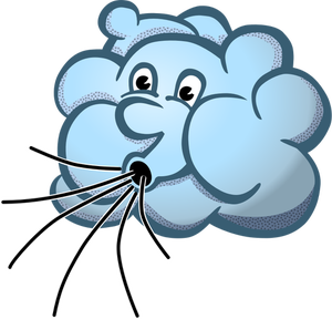 cape clipart wind