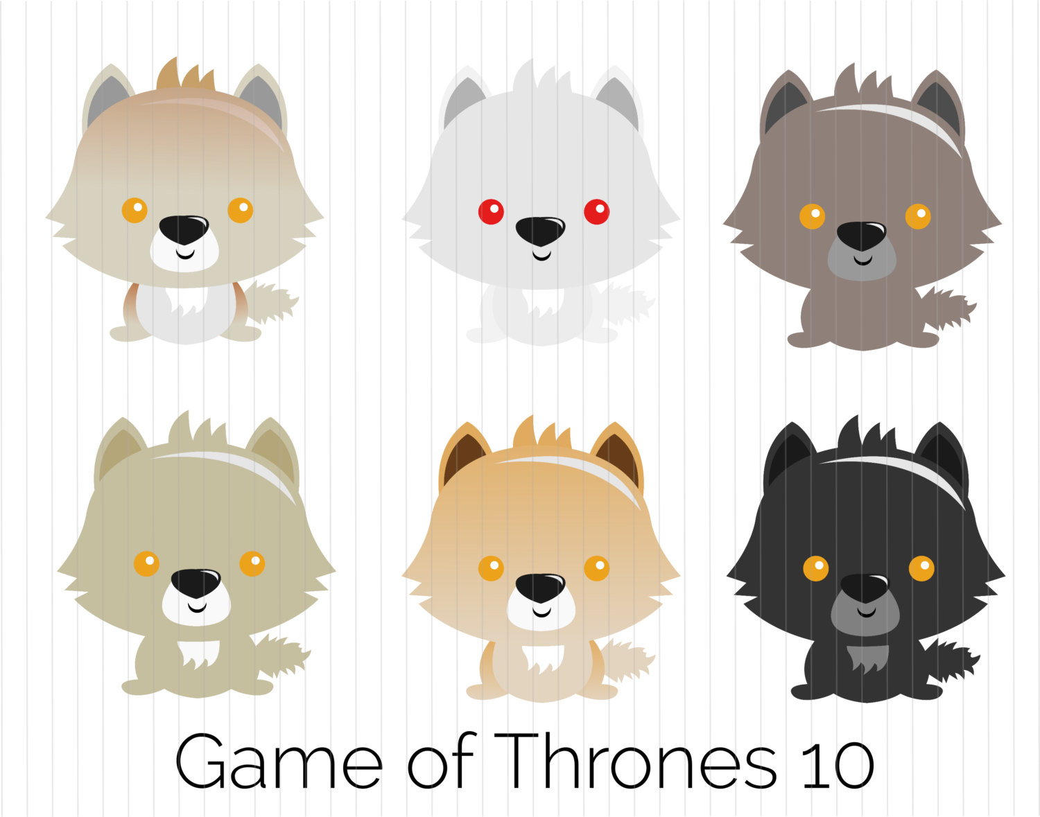 Game of thrones direwolves. Cape clipart wind