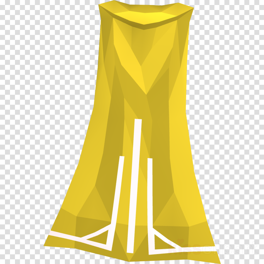 Cloak velvet transparent png. Cape clipart yellow