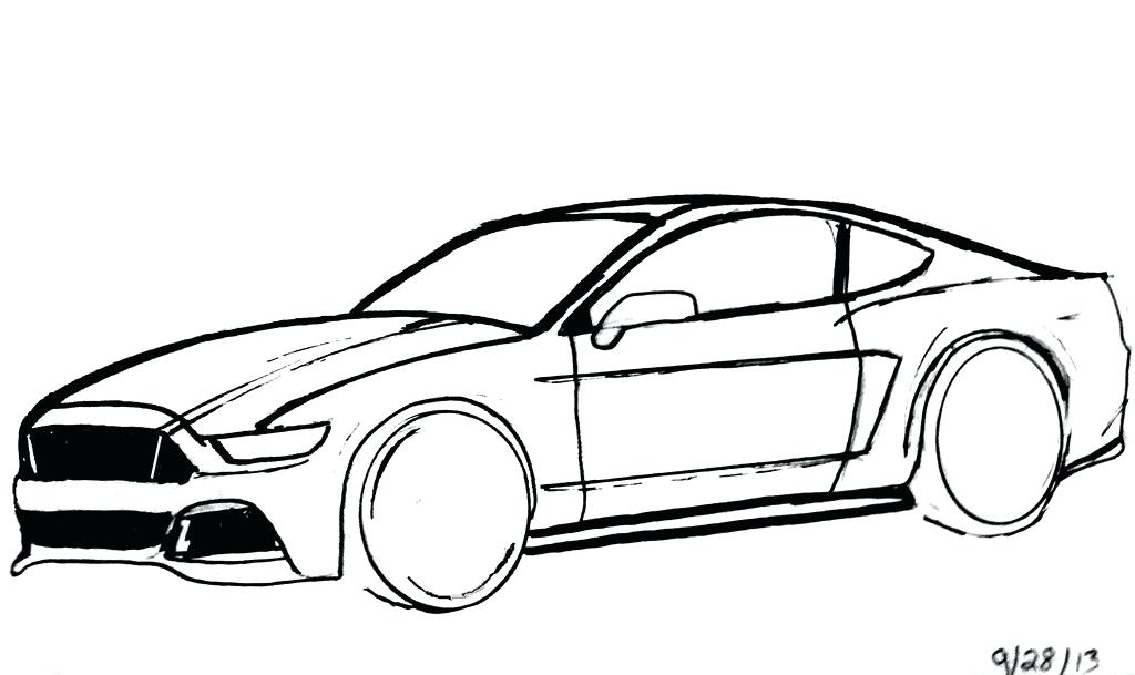 Ford drawing at getdrawings. Cars clipart 2015 mustang