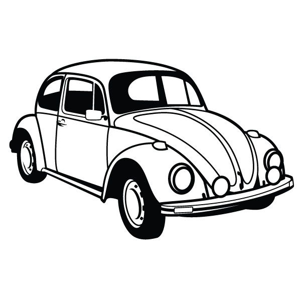 car clipart beetle