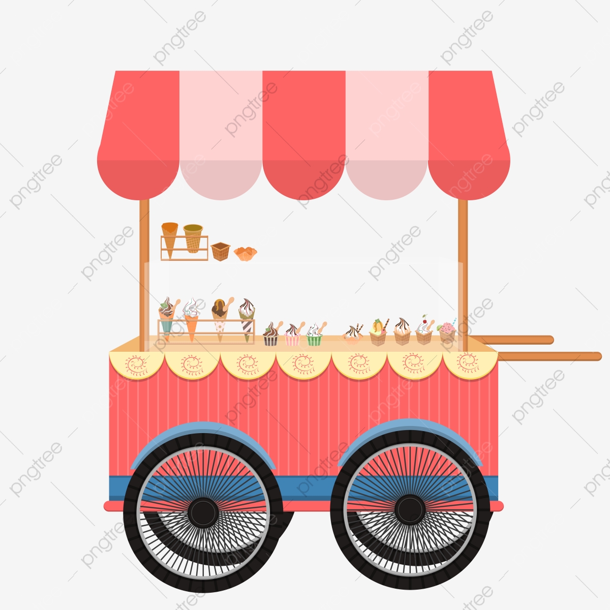 Clipart cars ice cream. Cartoon car takeaway food