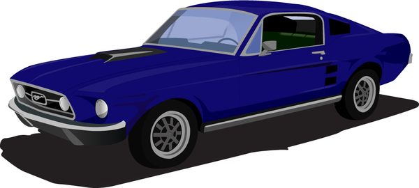 cars clipart mustang