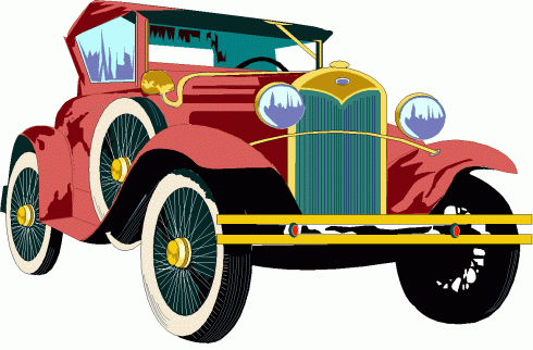 clipart car old time