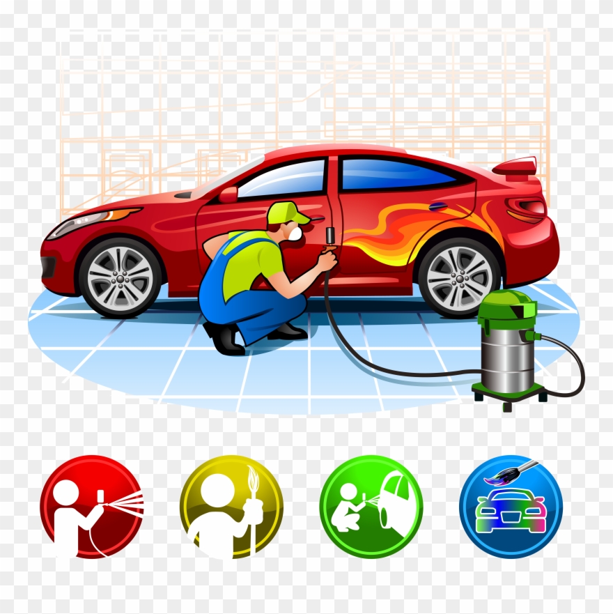 cars clipart painting