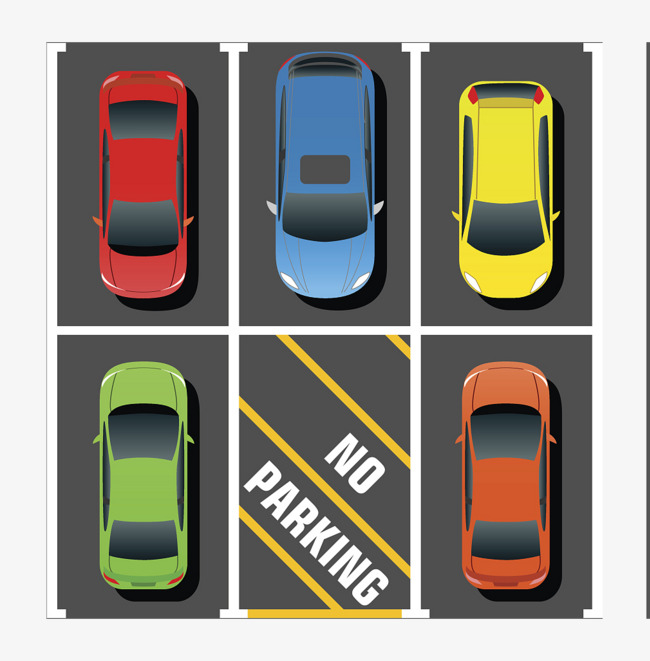 car clipart parking lot