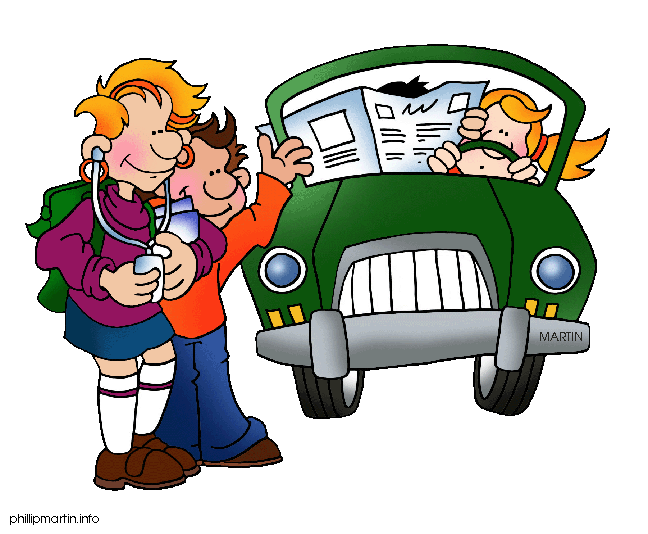 Parents pickup kids car. Kindergarten clipart transportation