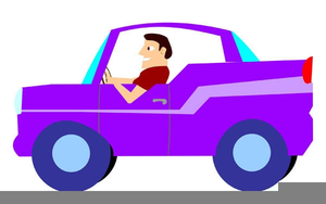 driving clipart person