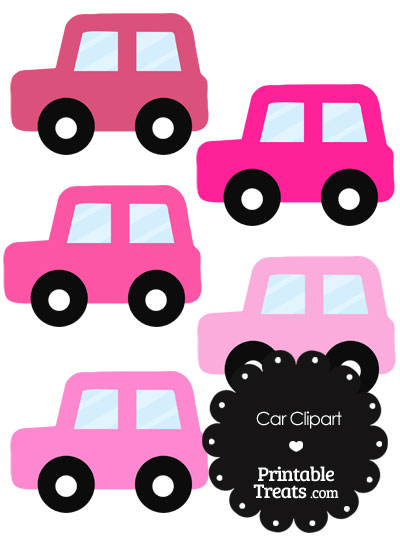 car clipart pink